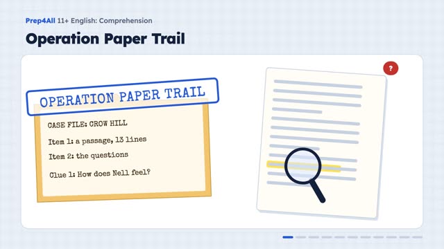 Reading Comprehension: opening of the video lesson