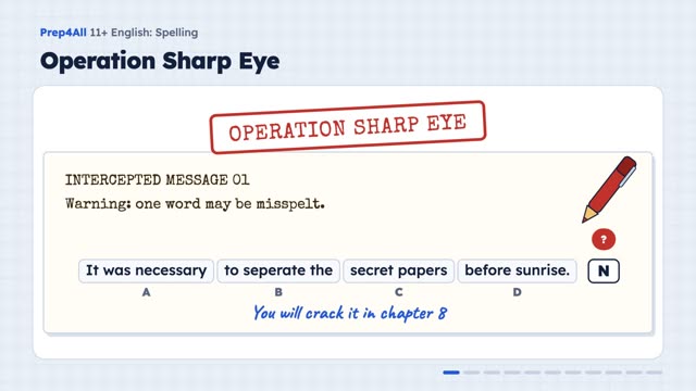 Spelling: opening of the video lesson