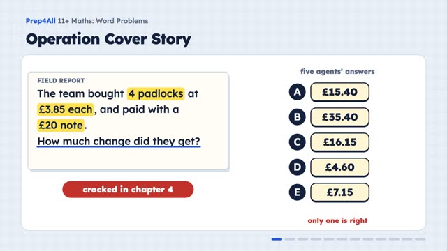 Word Problems: opening of the video lesson