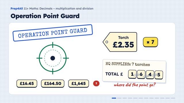 Decimals - Multiplication & Division: opening of the video lesson