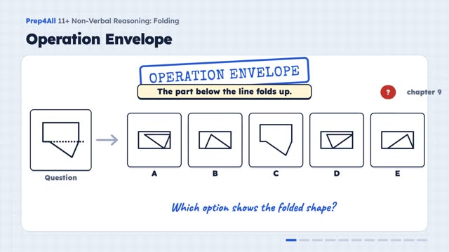 Folding: opening of the video lesson