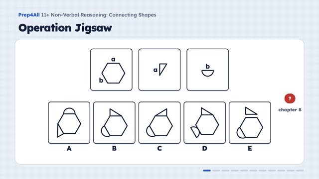 Connecting Shapes: opening of the video lesson