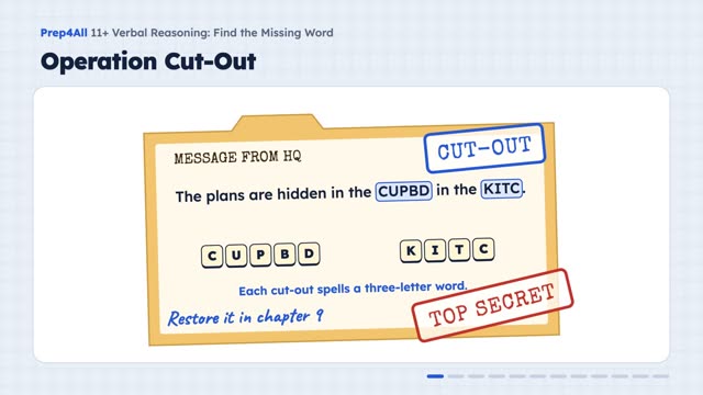 Find the Missing Word: opening of the video lesson